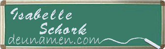 Isabelle Schork Visitenkarte